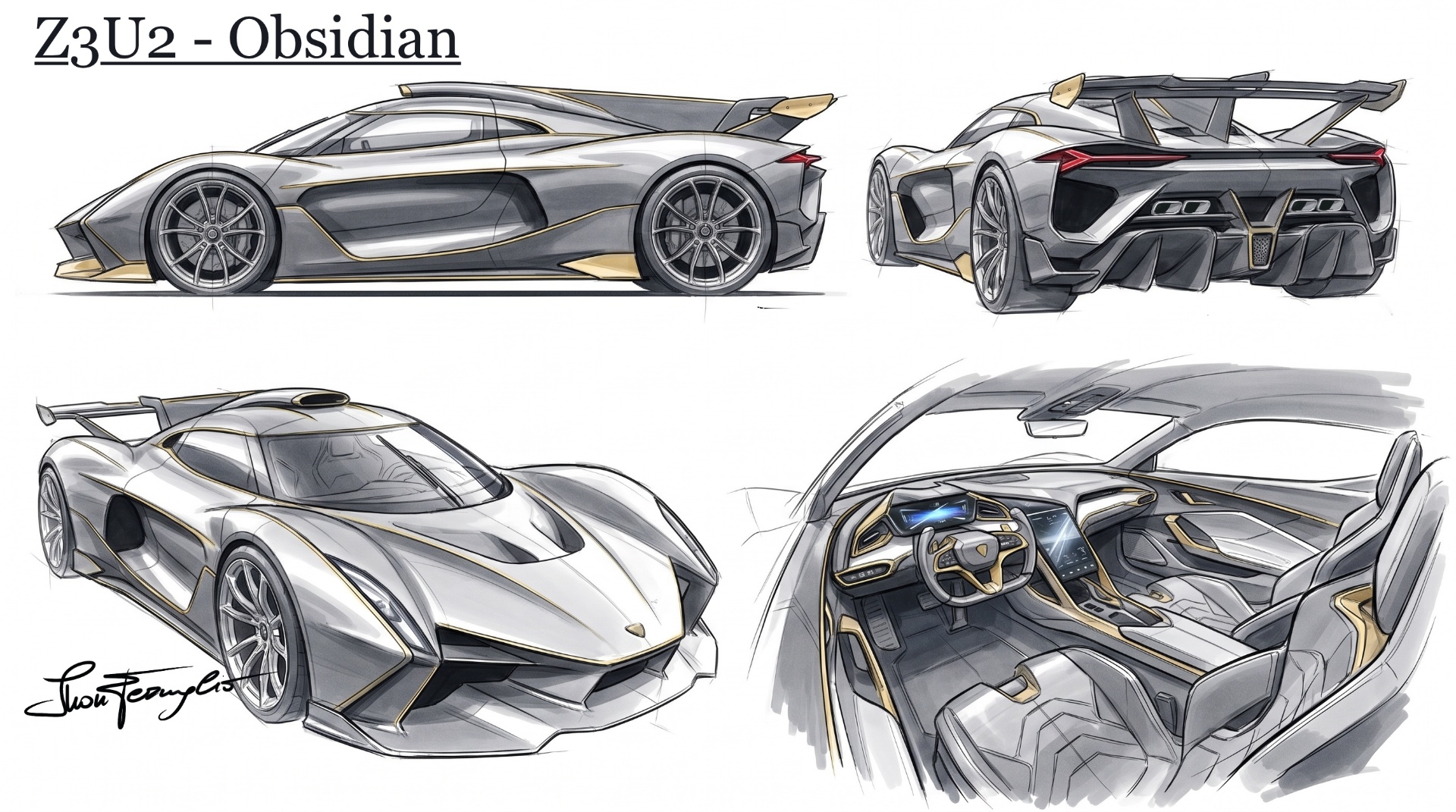 Z3U2 — Automotive sketch, Obsidian class